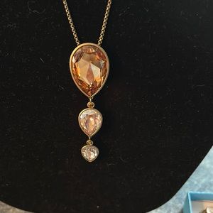 Touchstone Antique Pear Drop Pendant AND earrings